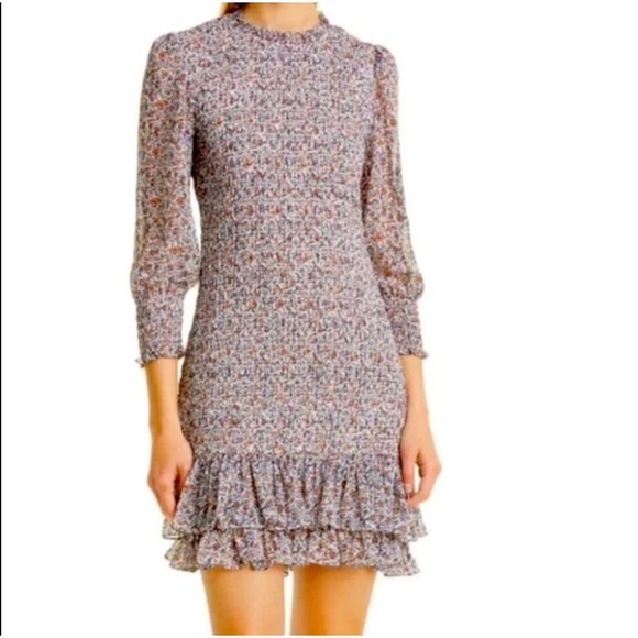 Veronica Beard Dresses & Skirts - Veronica Beard Farha Vine Print Dress Size 4 Floral Mini Dress